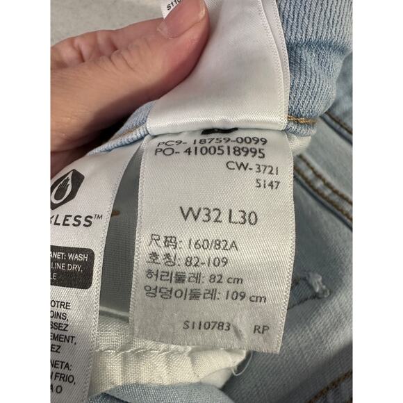 Levis 725 High Rise Bootcut Jeans Women 32 Light Wash Denim Cowgirl D21 - Picture 5 of 7